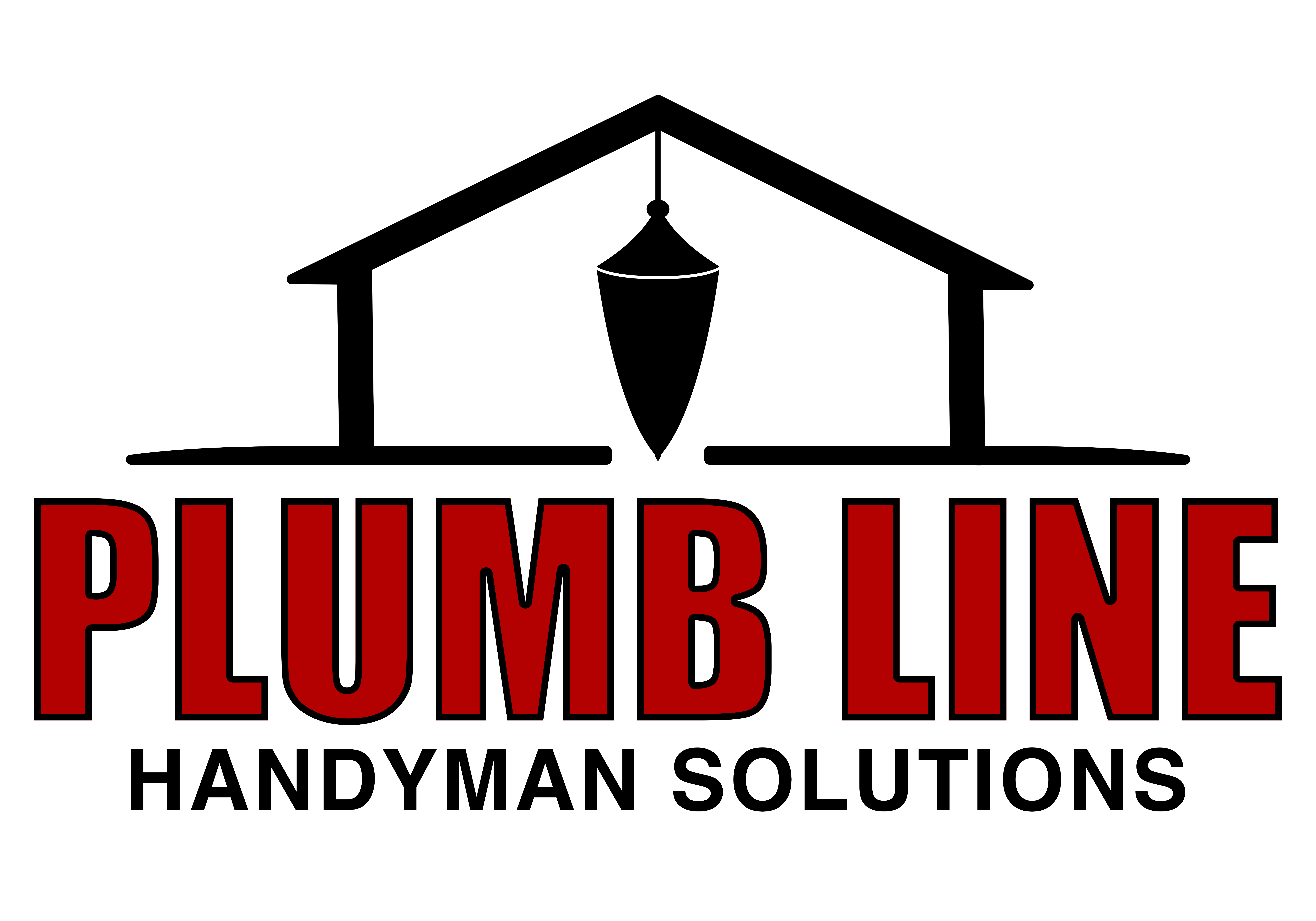 Plumb Line Handyman Logo